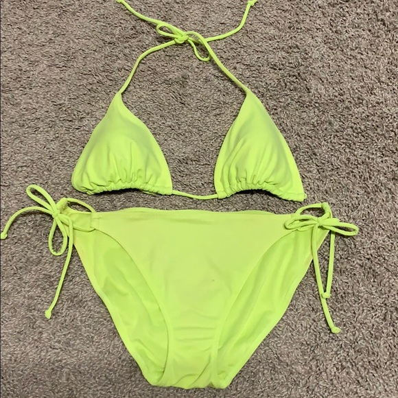 Victoria's Secret Other - Victoria’s Secret Vibrant Yellow String Bikini